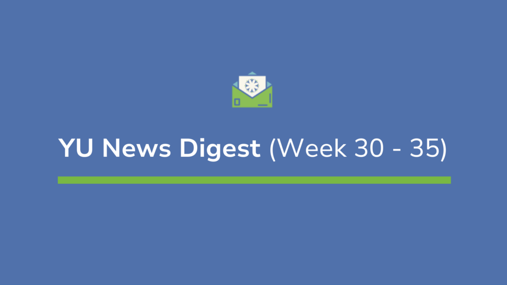 A letter icon with the text "YU News Digest (Week 30 -35)"