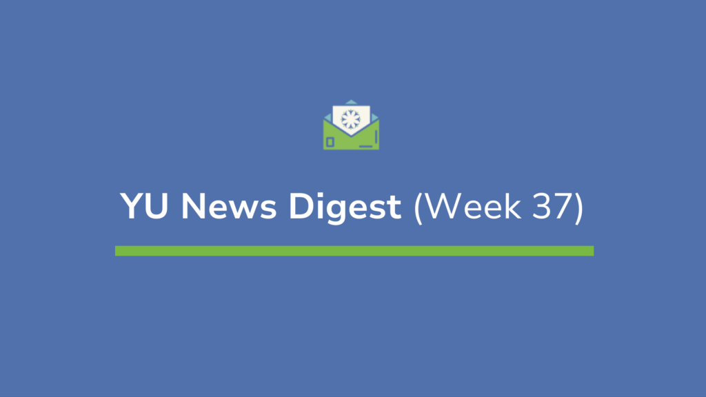 A letter icon with the text "YU News Digest (Week 37)"