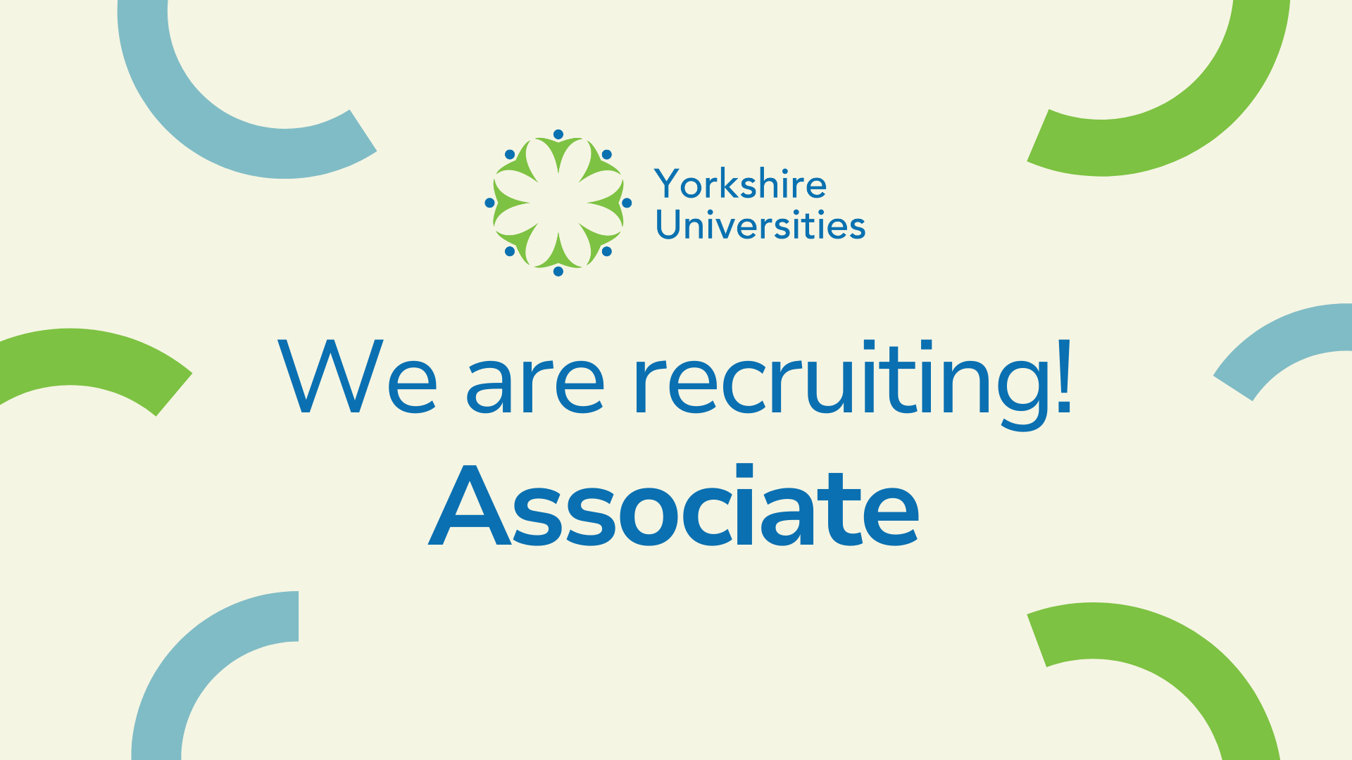 Promotional photo for recruitment post.